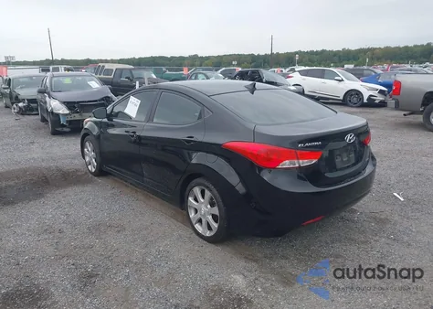 2011 Hyundai Elantra Limited (Ulsan Plant) from USA, damaged, VIN KMHDH4AE4BU154598